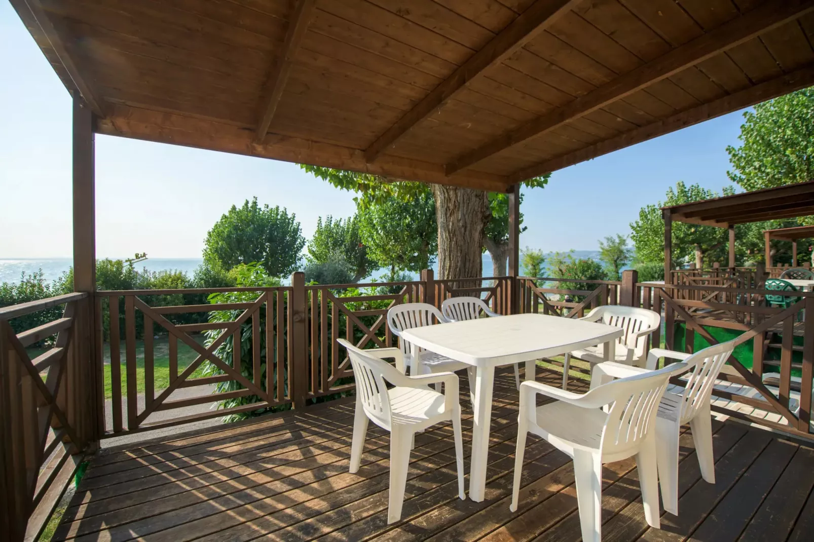 Camping Fontanelle  - Mobile Home Standard Plus - Terrasse/Balkon