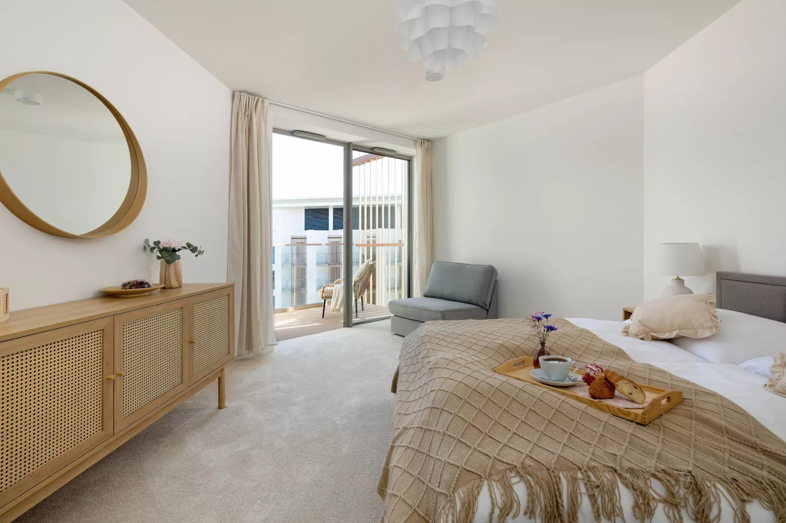 Apartament PINEA Grunwaldzka 82A-713 - Schlafzimmer