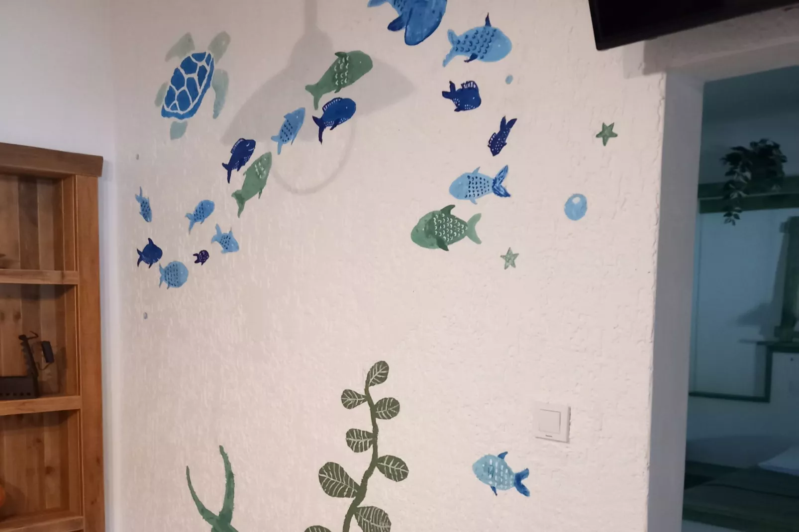 Guest House Green Corner Supetarska Draga - One Bedroom Apartment With Balcony and Sea View - Intérieur
