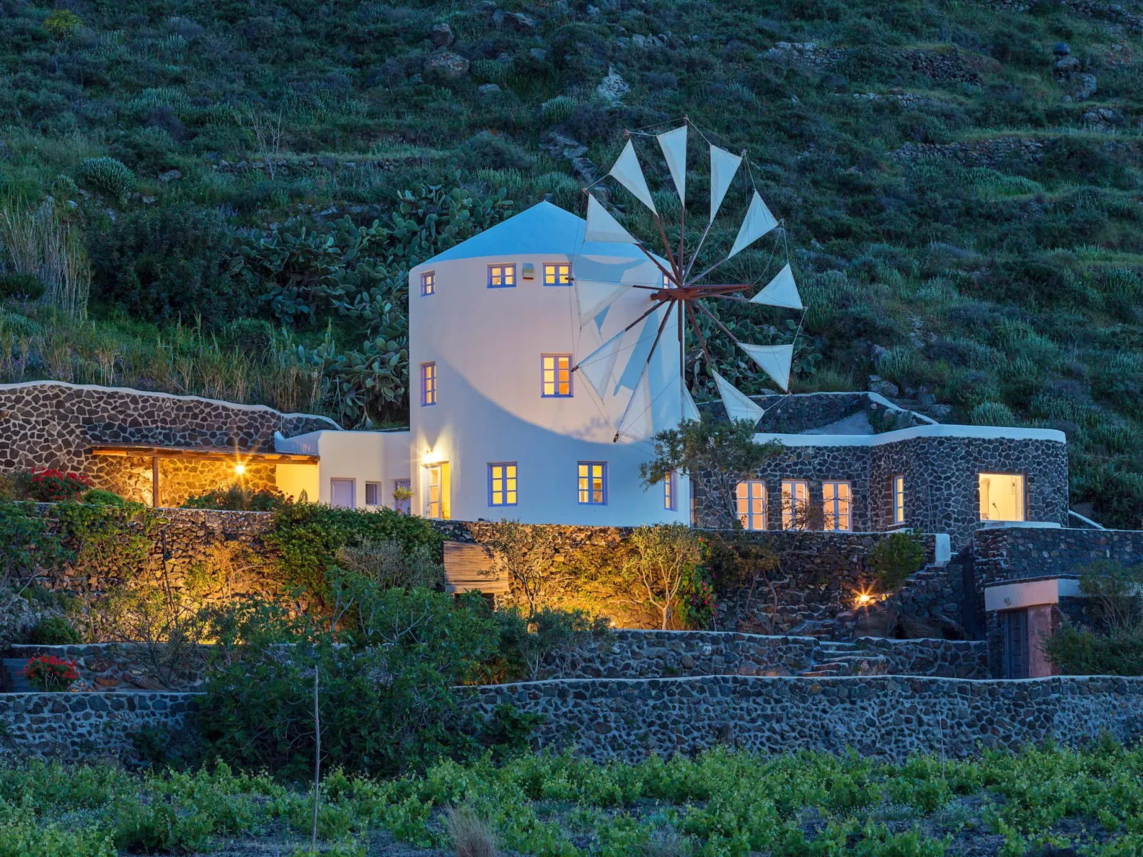 Mit Privatpool für 5 Personen ca. 90 m&sup2; in Santorini, Ägäis (Santorin) - Outside