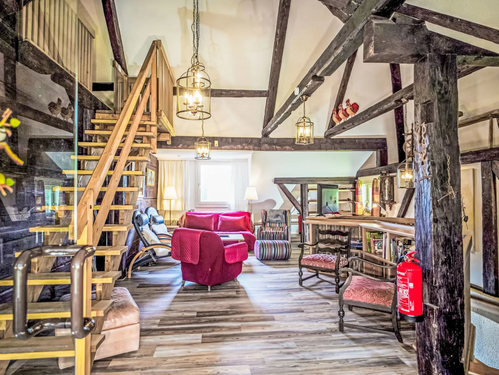 Schwarzwaldhof mit Pool & Sauna - Drinnen