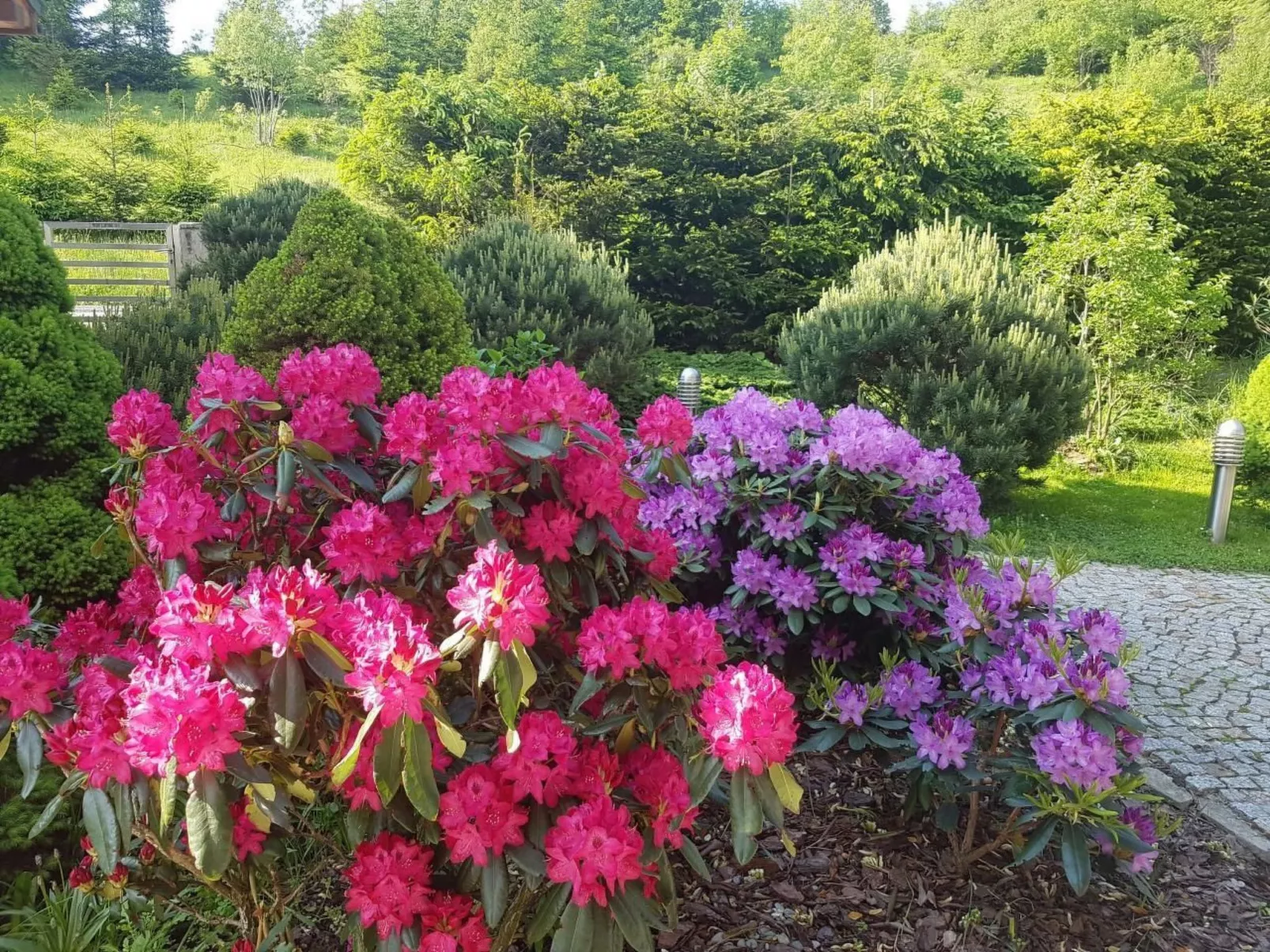 In den Bergen, Villa mit Panoramaterrasse - Draußen