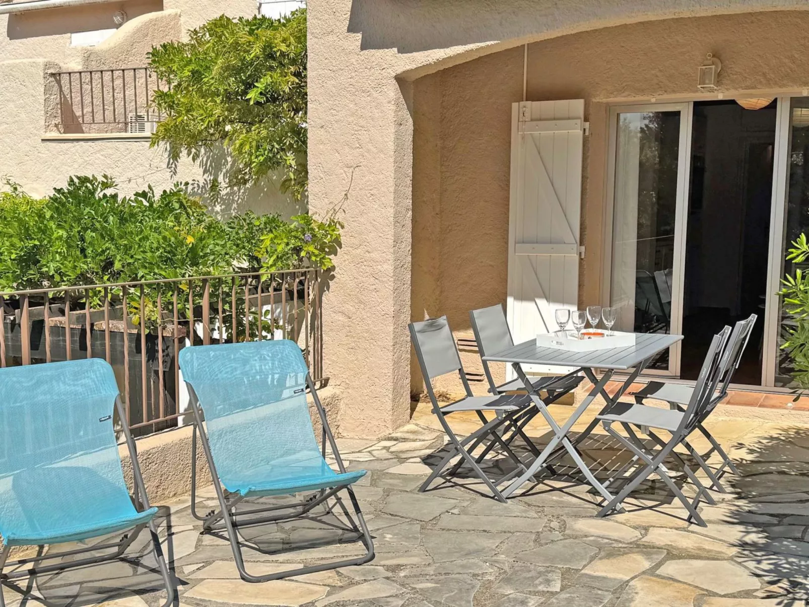 Appt T2 - 4 pers - Clim - Wifi - Piscine et tennis - Draußen