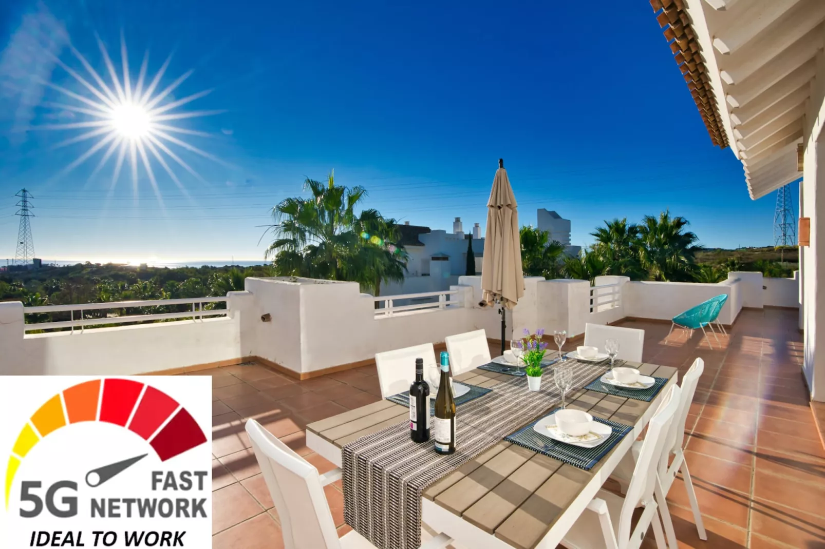 Exclusive 3-bed Penthouse Alcazaba Lagoon (321) - Terrasse/Balkon