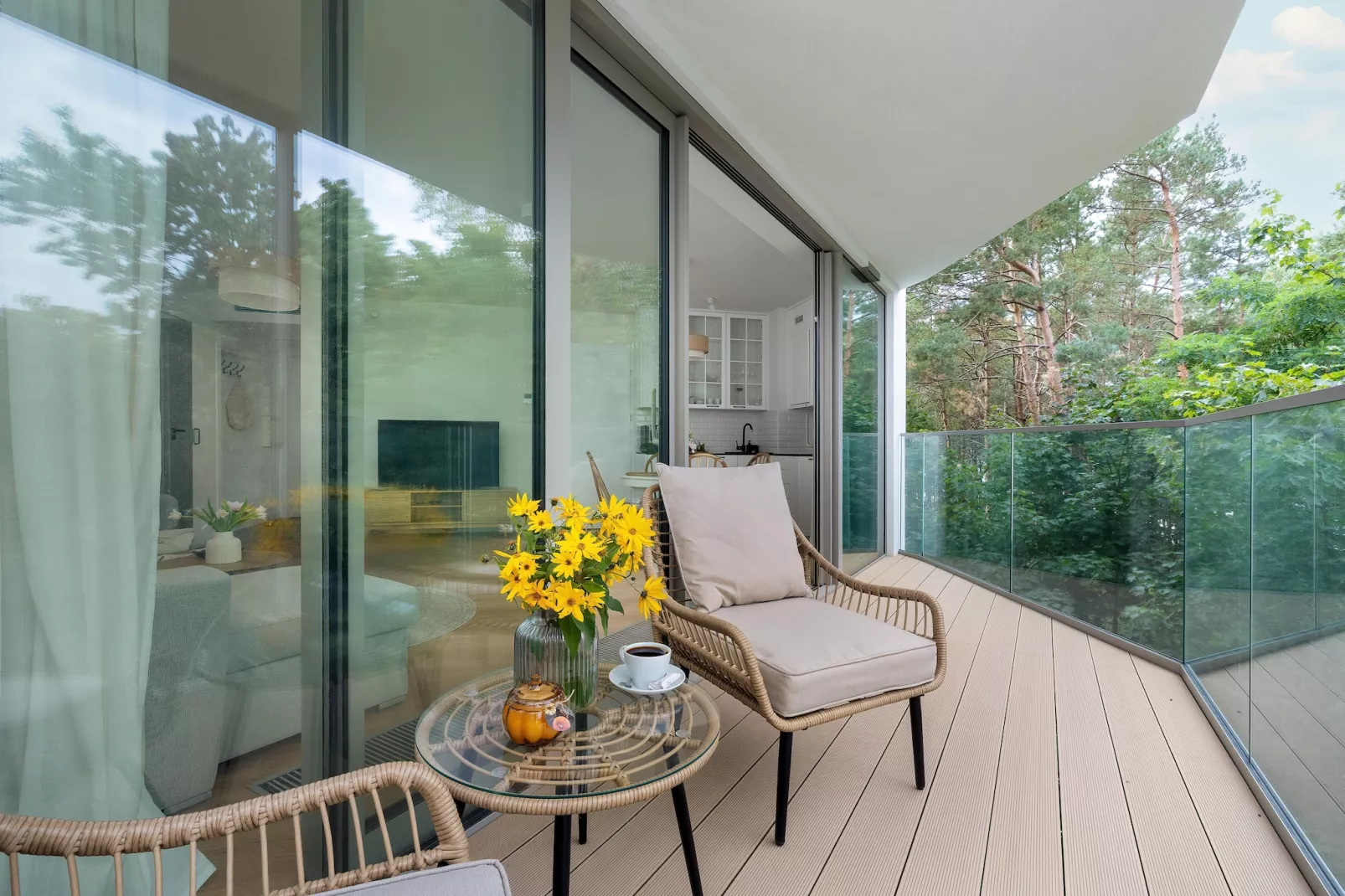 Apartament PINEA Grunwaldzka 82A-213 - Terrasse/Balkon