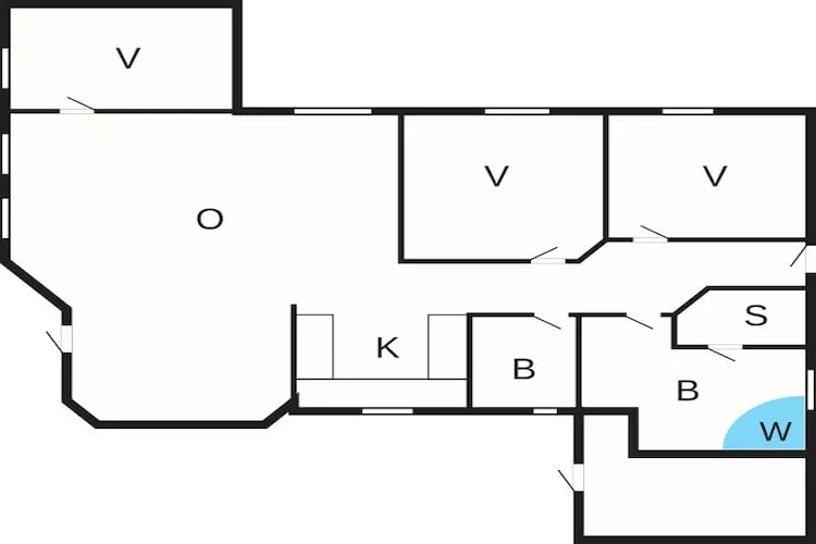 9 Personen Ferienhaus in Hirtshals-By Traum - Grundriss