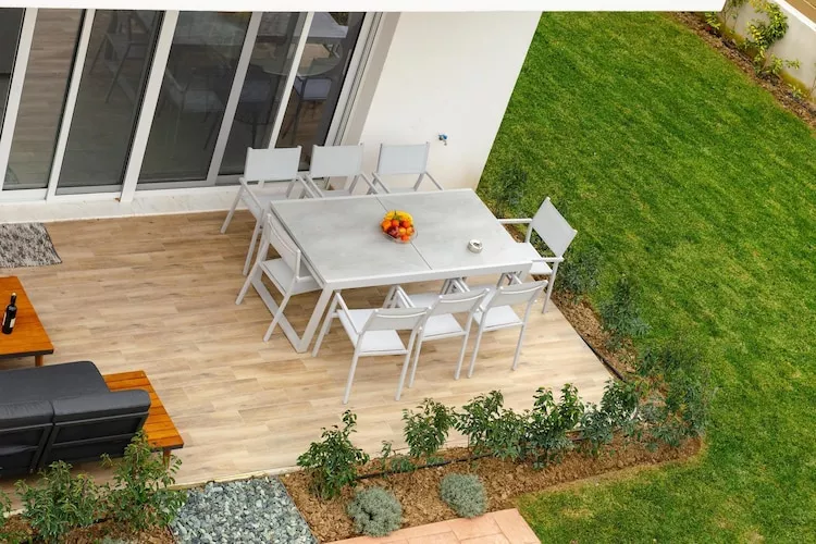 Acrotel Porto Brava Luxury Villas Ormos Panagias 3-bedroom villa 2 - 6 pax - Terrasse
