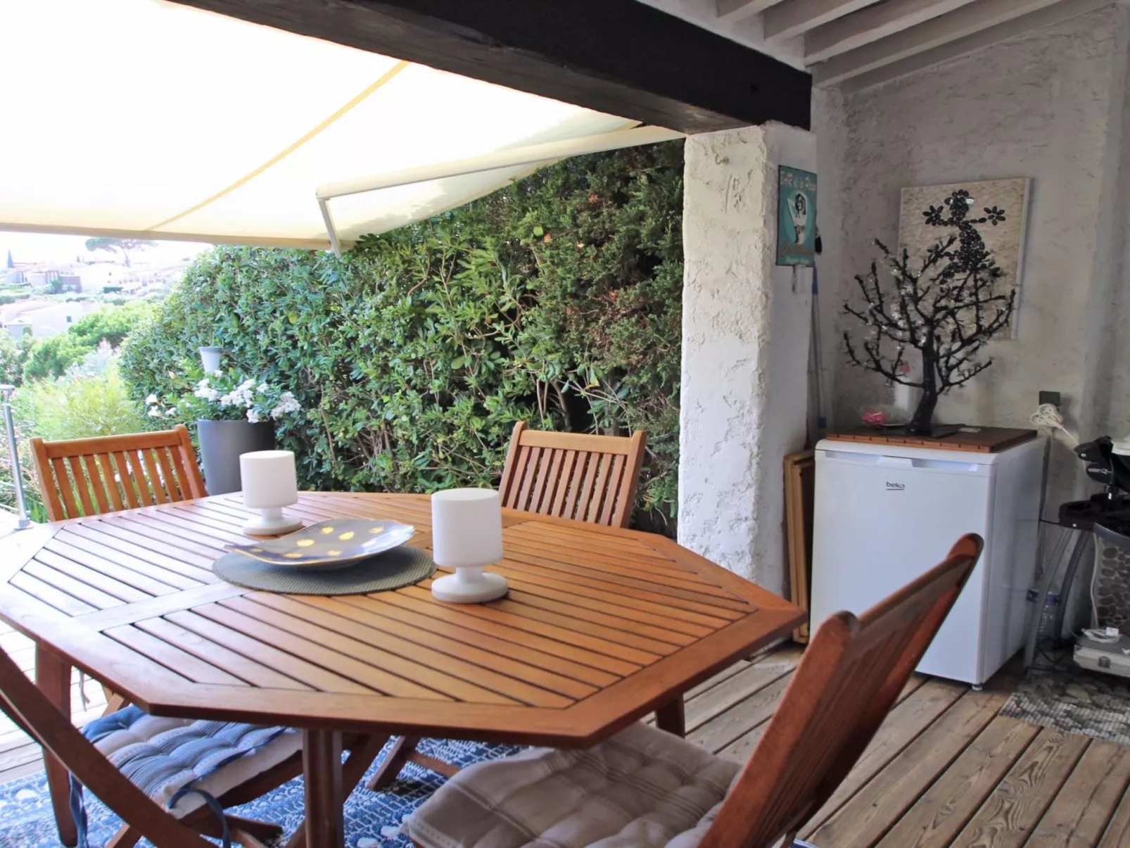 Haus 6 pers - Blick aufs Meer - Schwimmbad - Klima - Wifi - Drinnen