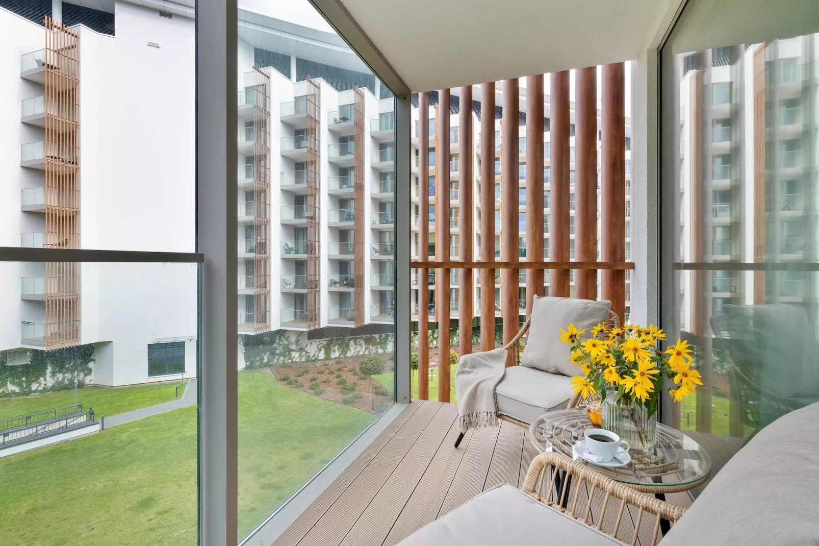 Apartament PINEA Grunwaldzka 82A-213 - Terrasse/Balkon