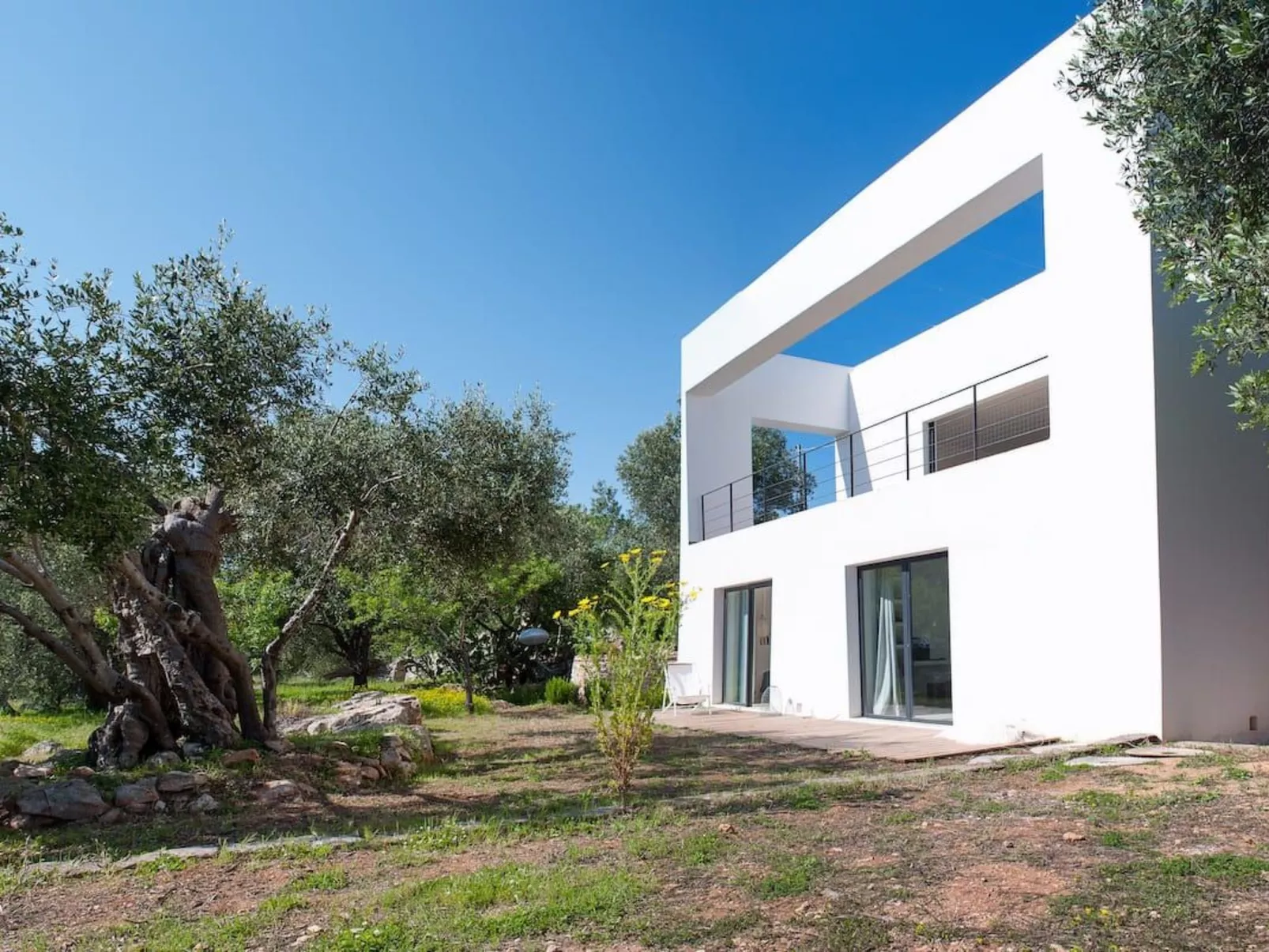 Architektenvilla mit Meerblick im Süden Apuliens - Draußen