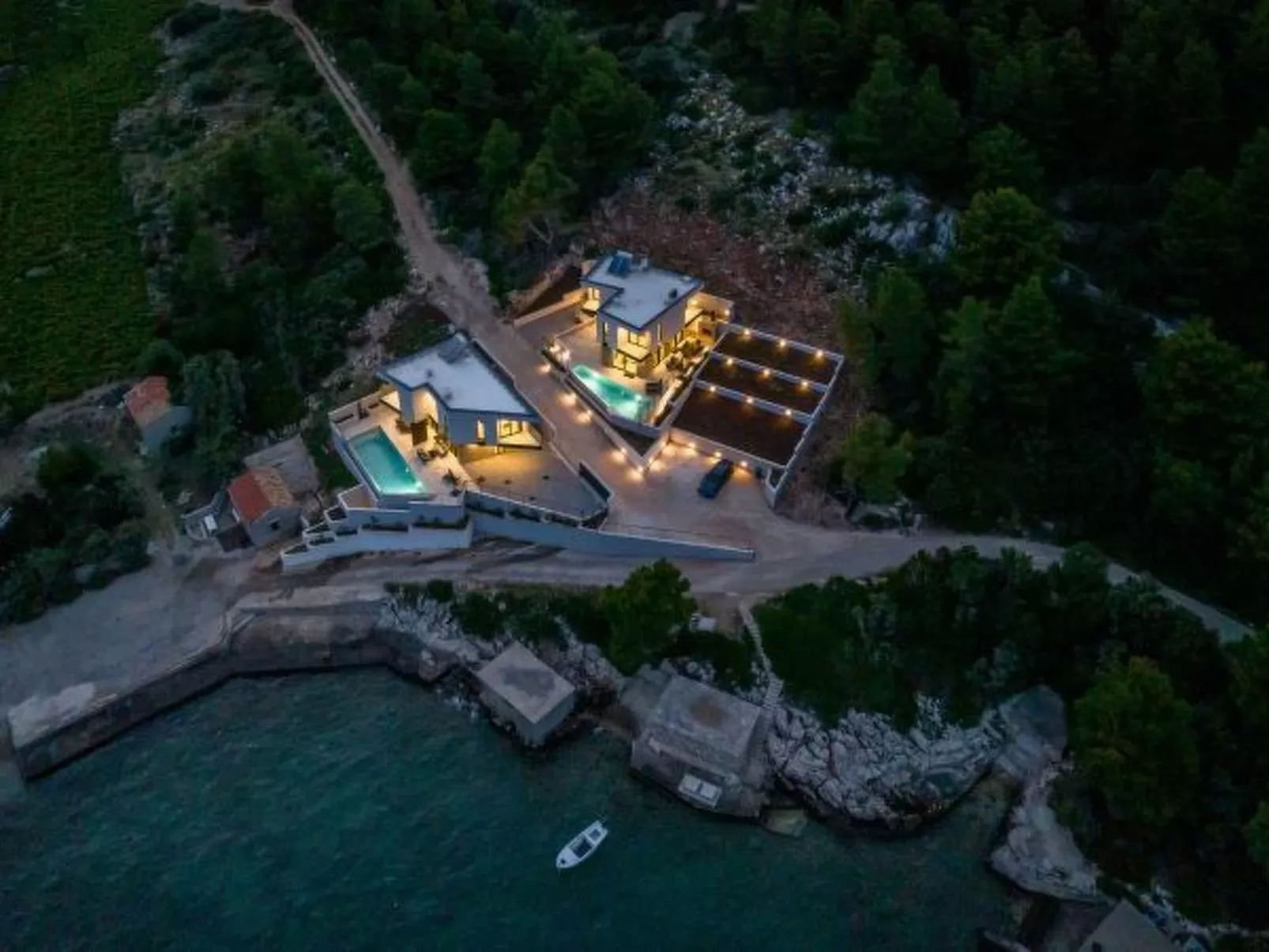 Beachfront villa Mare with seaview and pool - Dehors