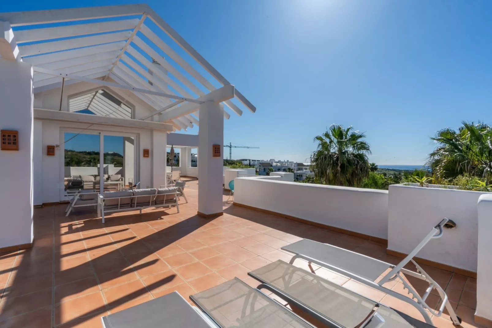 Exclusive 3-bed Penthouse Alcazaba Lagoon (321) - Terrasse/Balkon