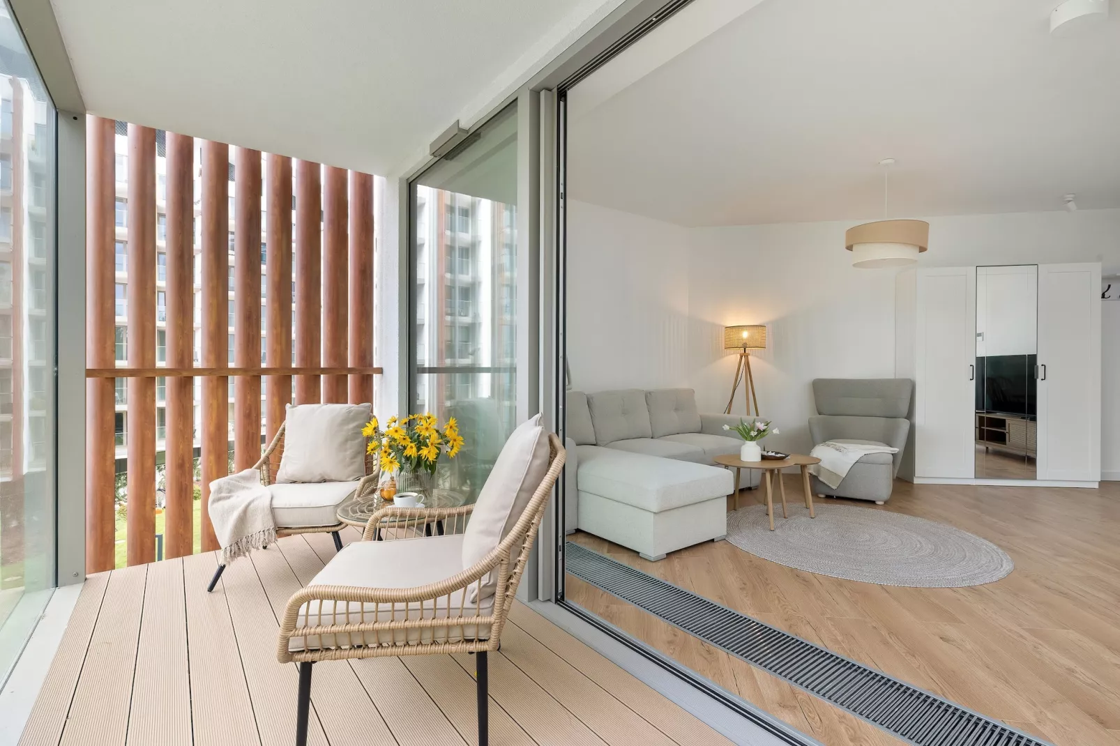 Apartament PINEA Grunwaldzka 82A-213 - Terrasse/Balkon