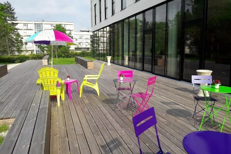 Adonis Dijon Double/Superior studio - Terrasse/Balkon