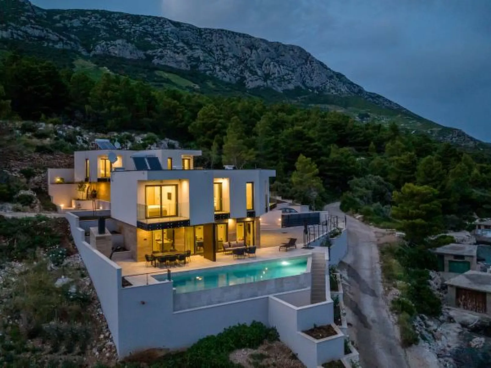 Beachfront villa Mare with seaview and pool - Dehors