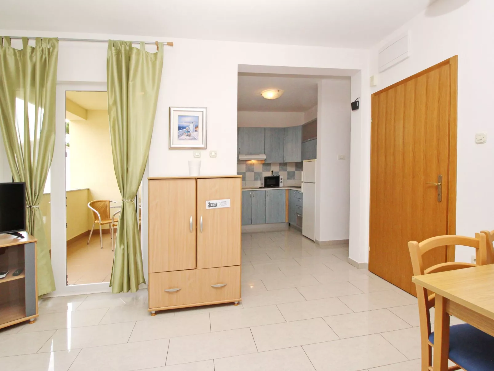 Appartement in Baška mit Eigenem Balkon - Dedans