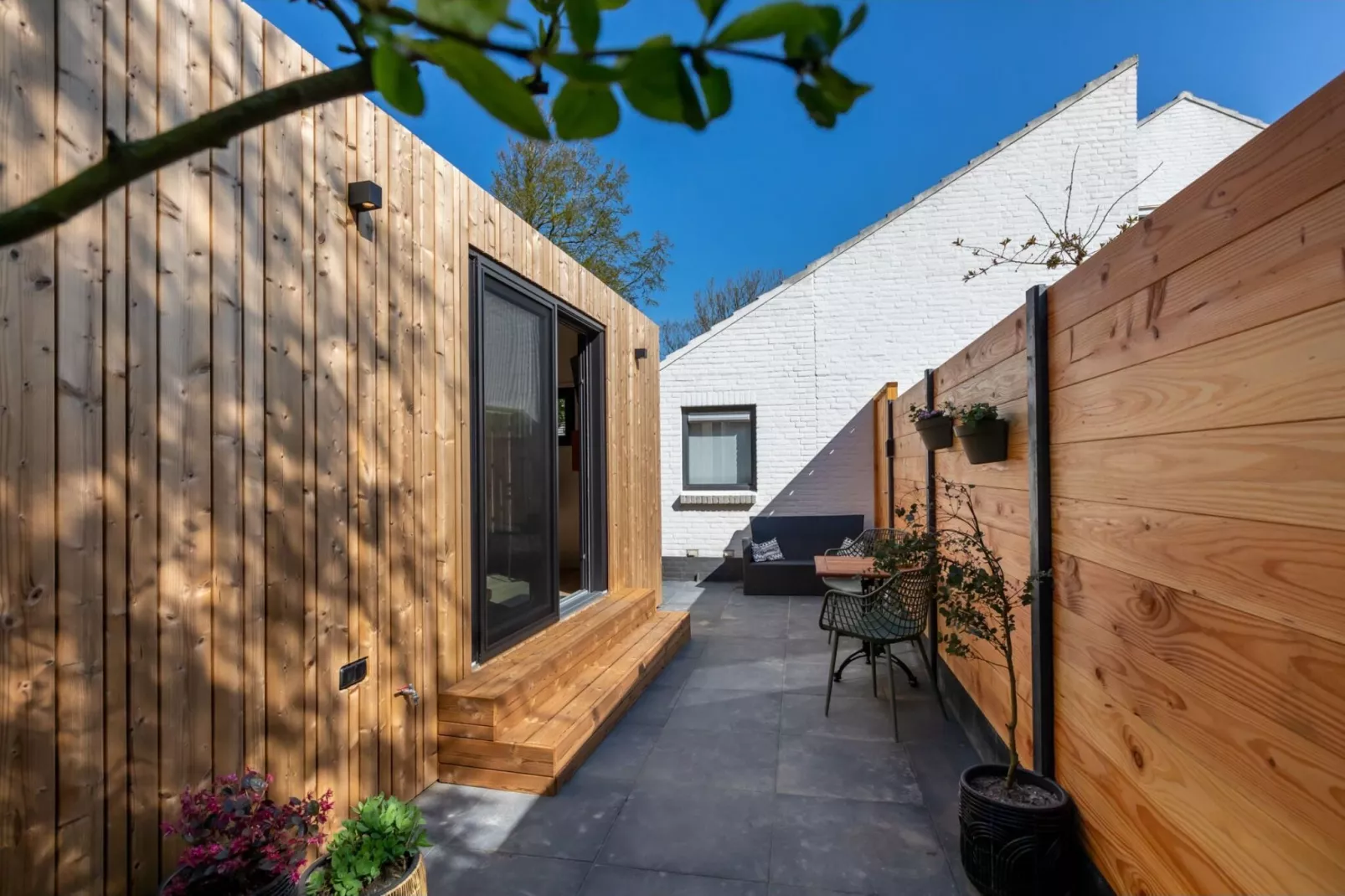 Tinyhouse La Mouette-Terrace balcony