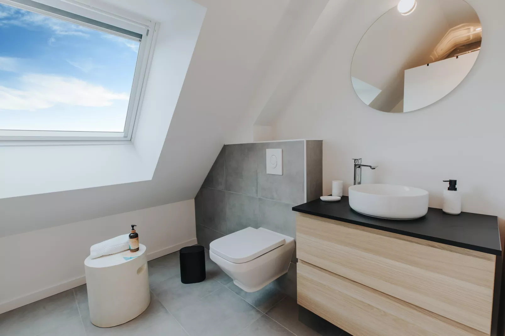 Architekten Villa mit Meerblick - Badezimmer