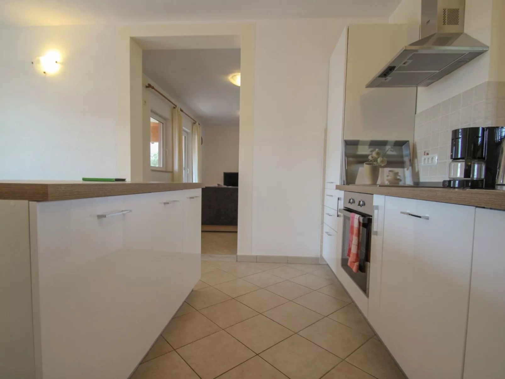 Mit Terrasse für 4 Personen - Drinnen