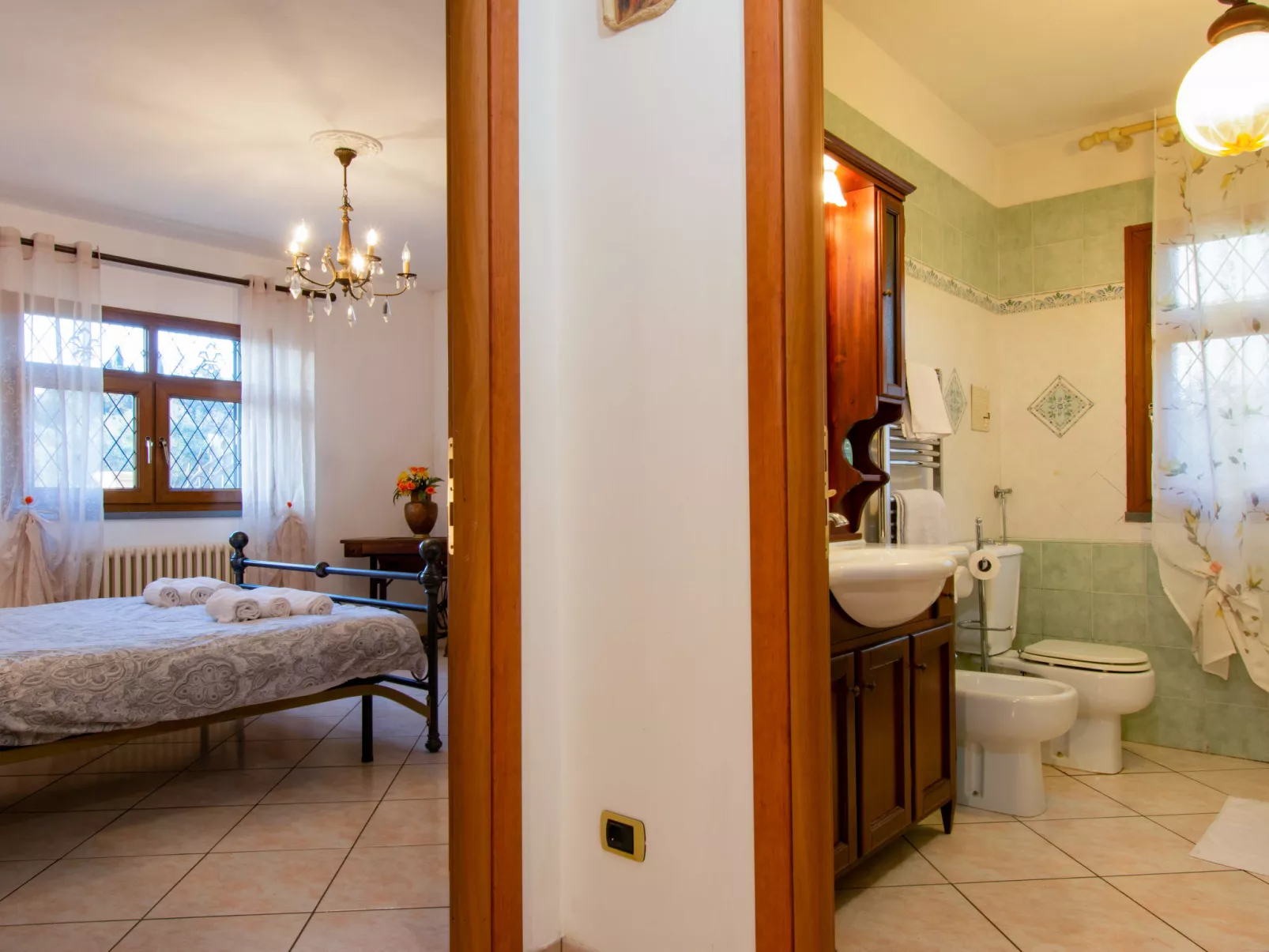 Tre fontane - Drinnen