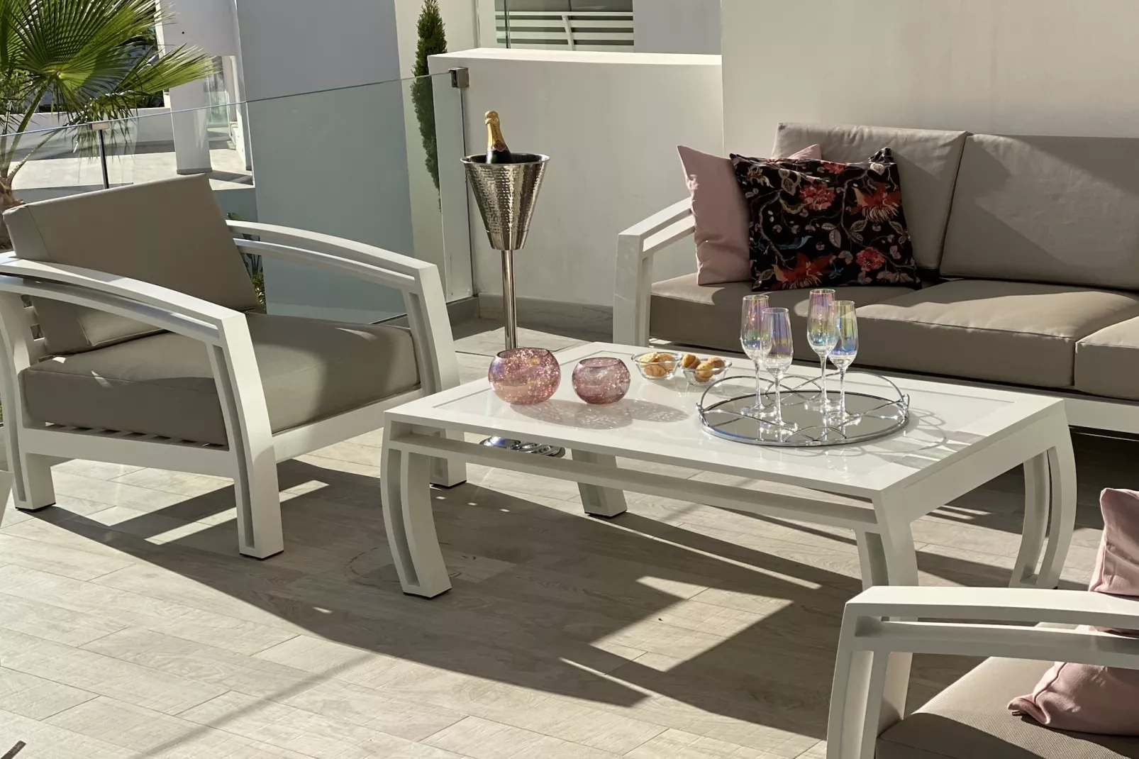 Stylish 3-Bed Apartment | Alcazaba Lagoon (1214) - Terrasse / balcon