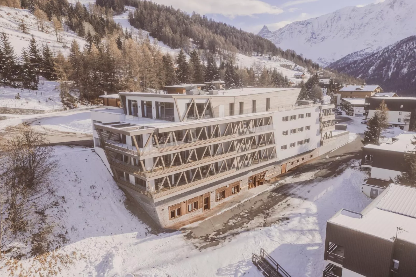 PLAN PEISEY Le Quartz A36S - Gebiet Winter 1 km