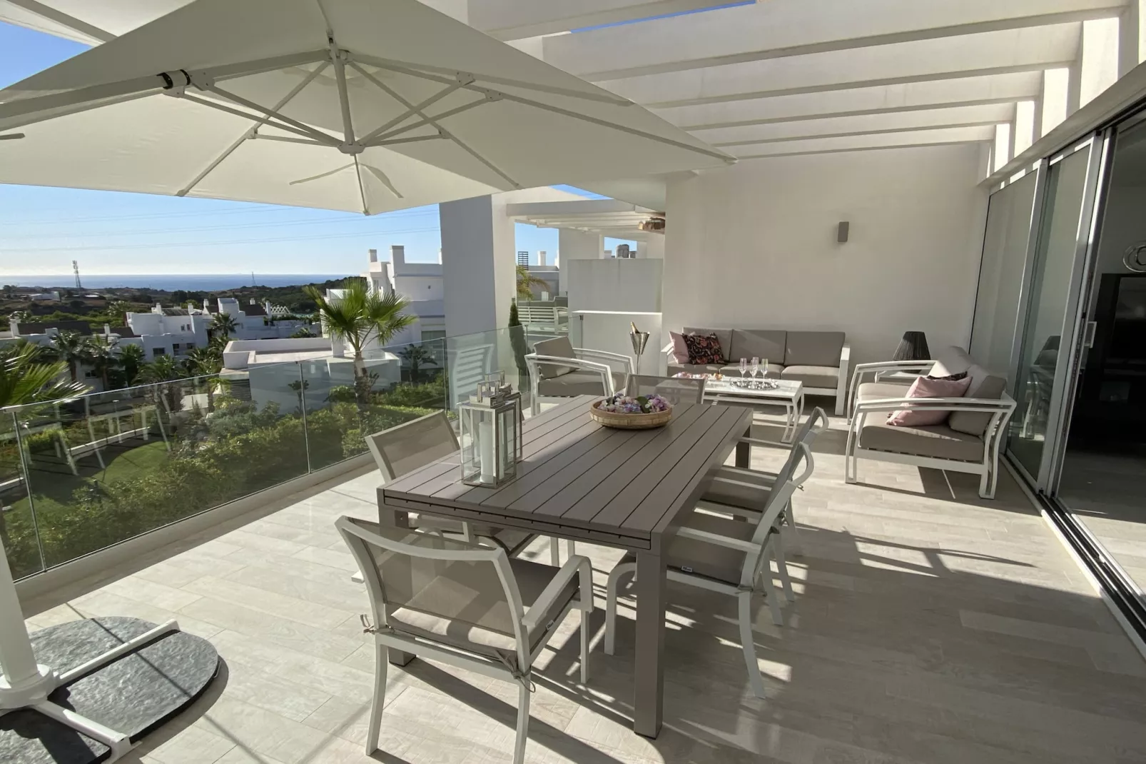 Stylish 3-Bed Apartment | Alcazaba Lagoon (1214) - Terrasse / balcon