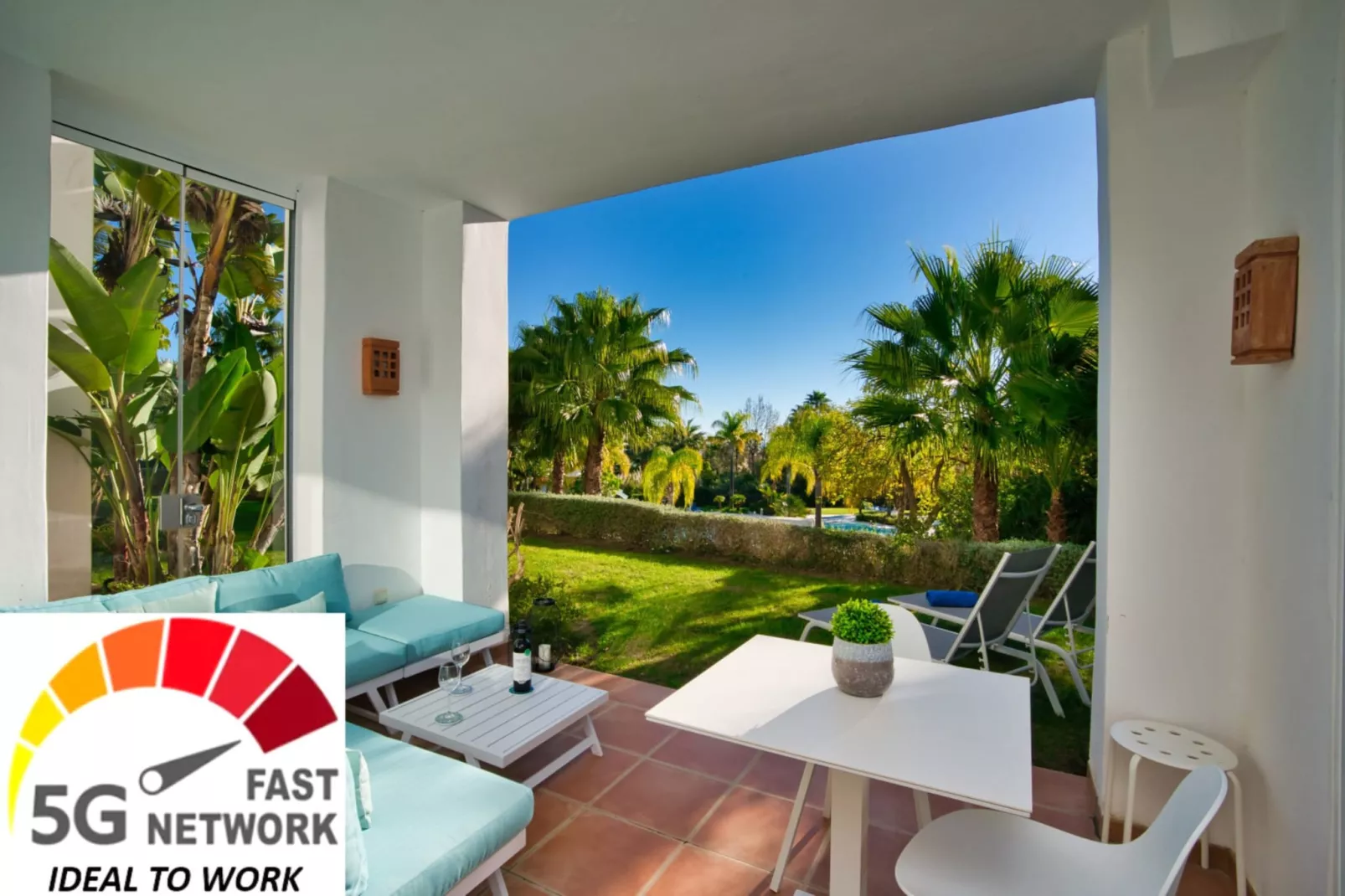 Stylish 2-Bed Apartment | Alcazaba Lagoon (303) - Terrasse