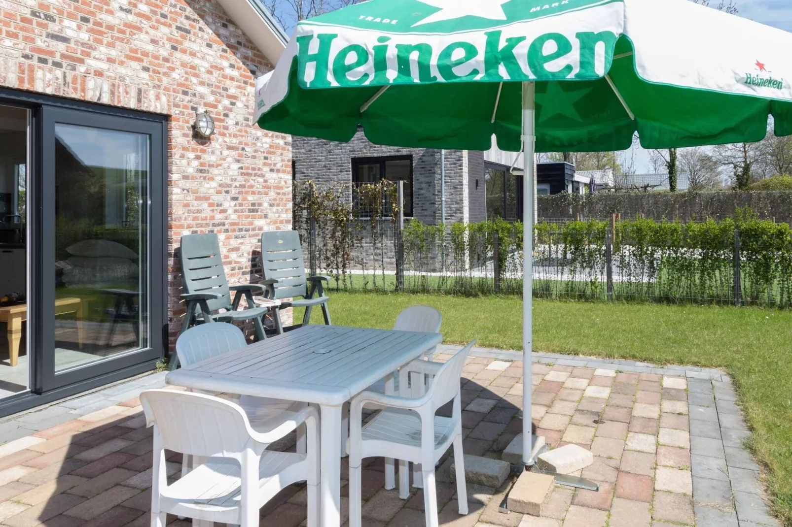 Kustwoning Baarland in Zeeland-Terrace balcony