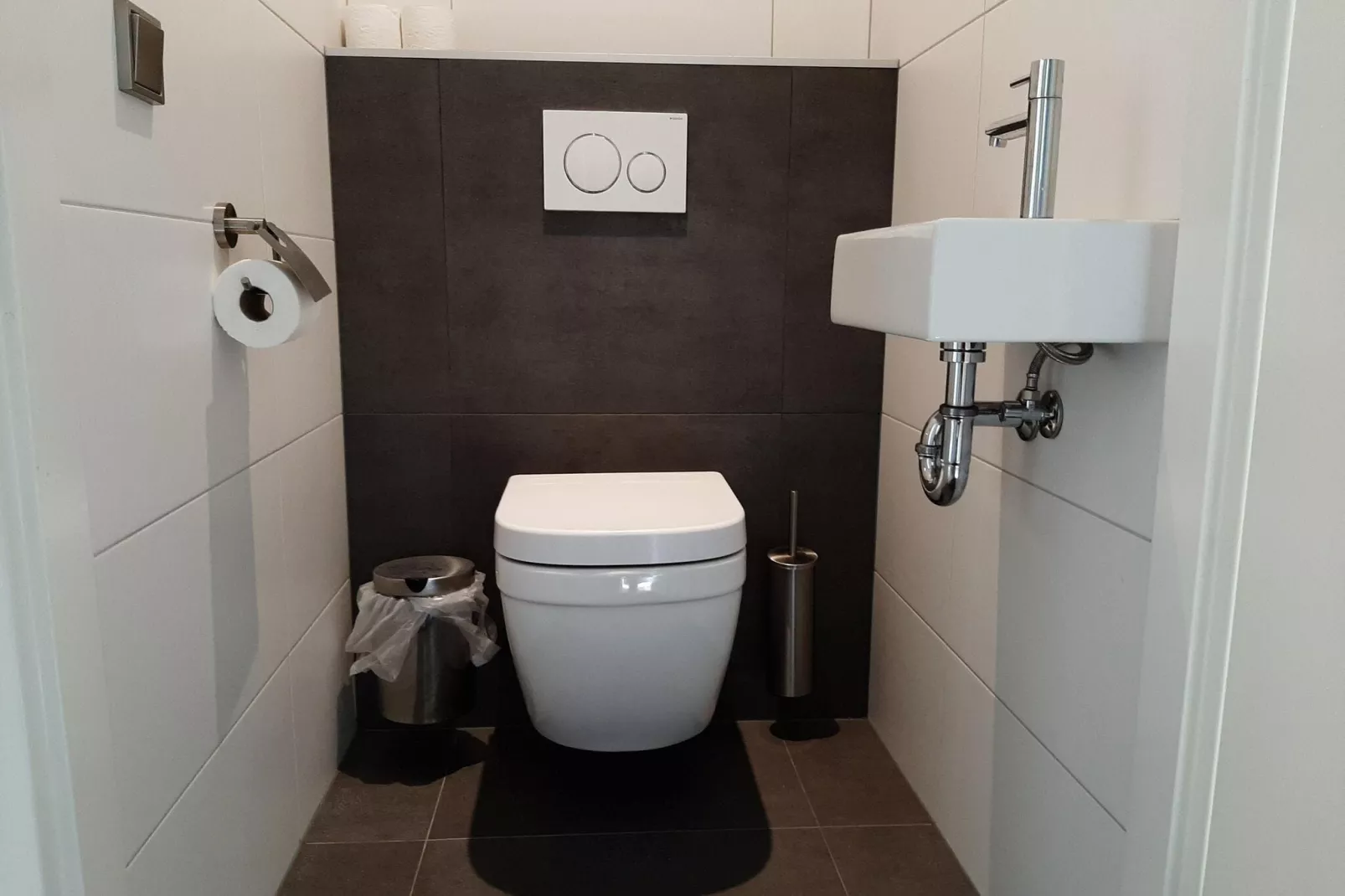 Kustwoning Baarland in Zeeland-Bathroom