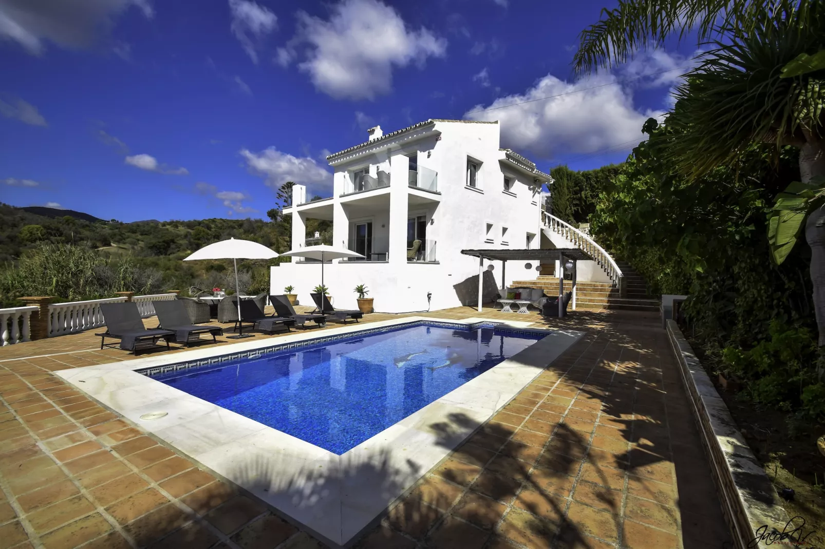 Tranquil Villa with Sea Views & Heated Pool! - Outdoor