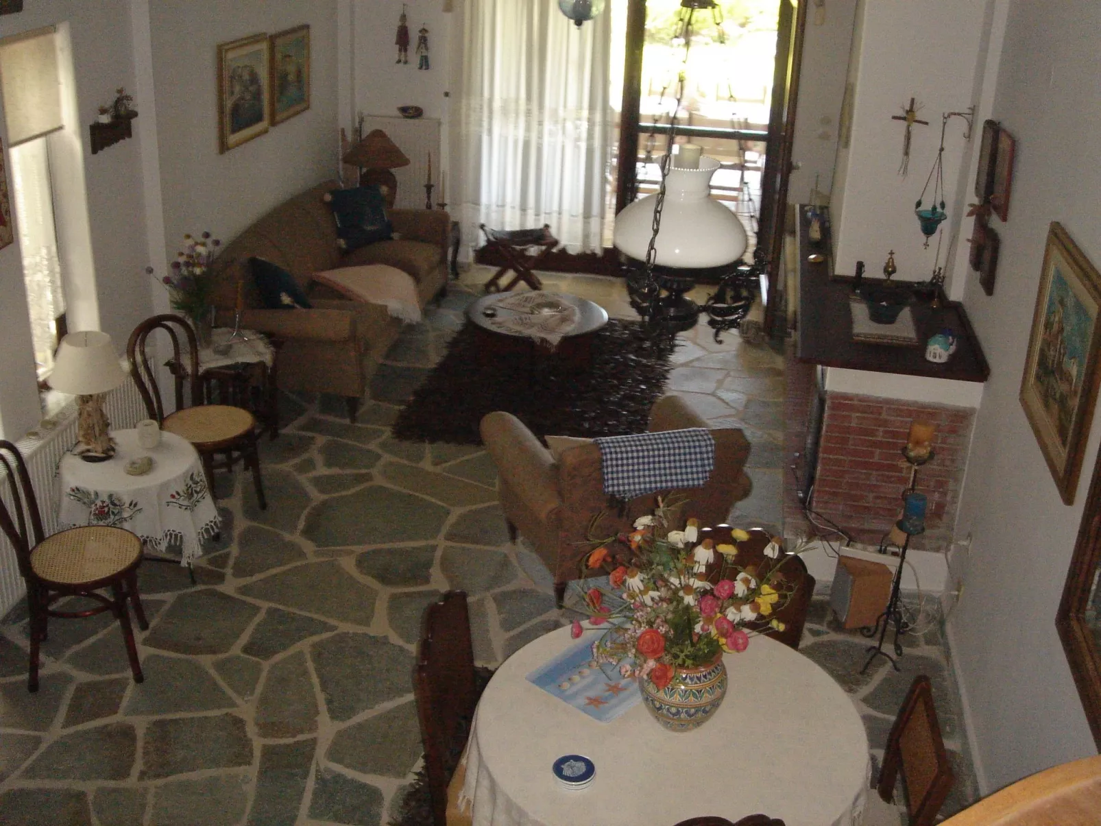 Aus dem Garten direkt an den Strand - Drinnen