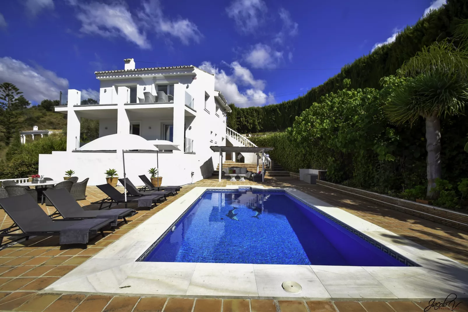 Tranquil Villa with Sea Views & Heated Pool! - Outdoor