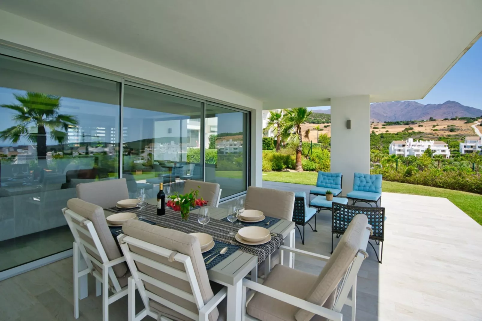 Stylish 3-Bed Apartment | Alcazaba Lagoon (1204) - Terrasse