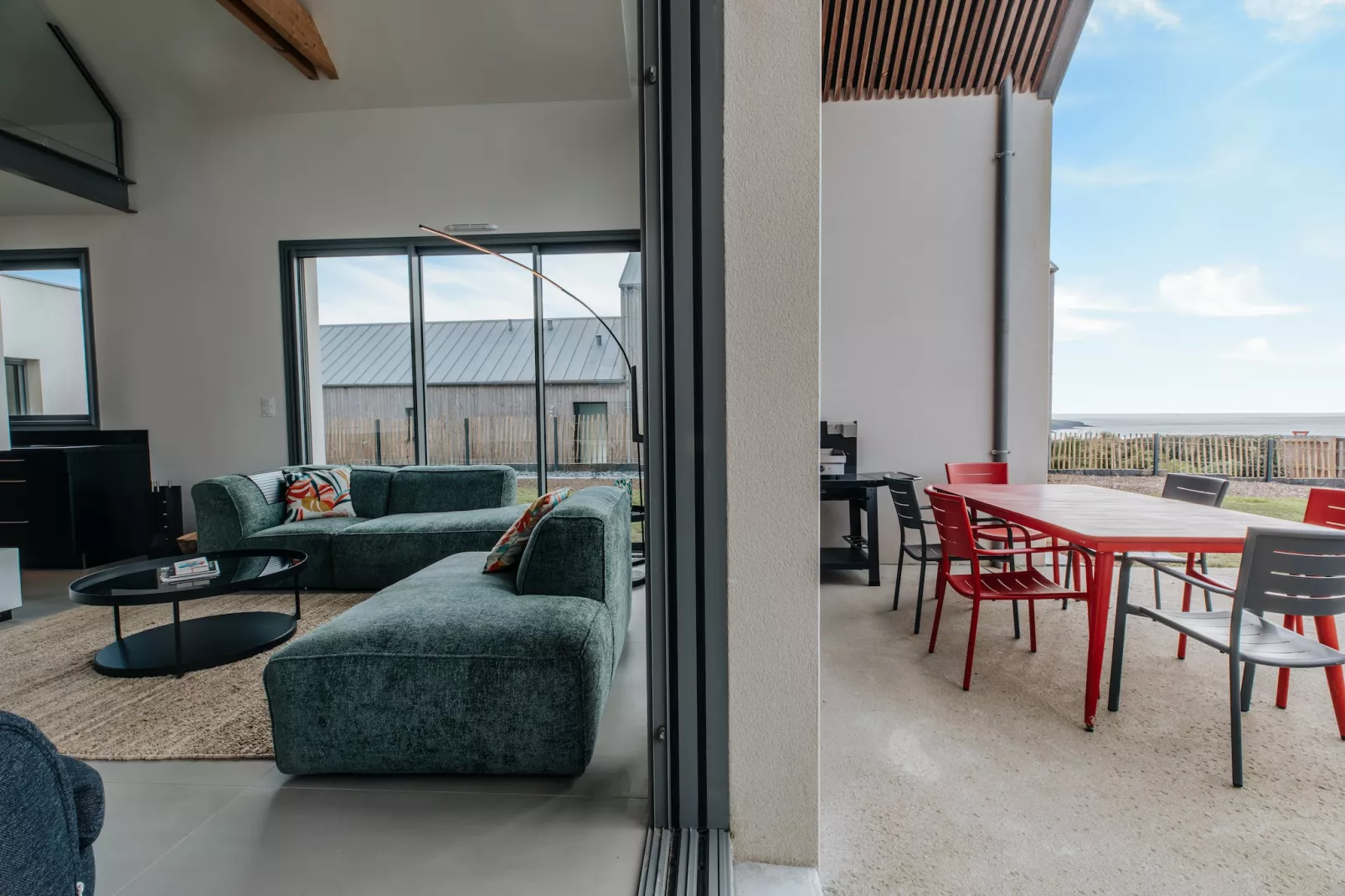 Architekten Villa mit Meerblick - Terrasse/Balkon