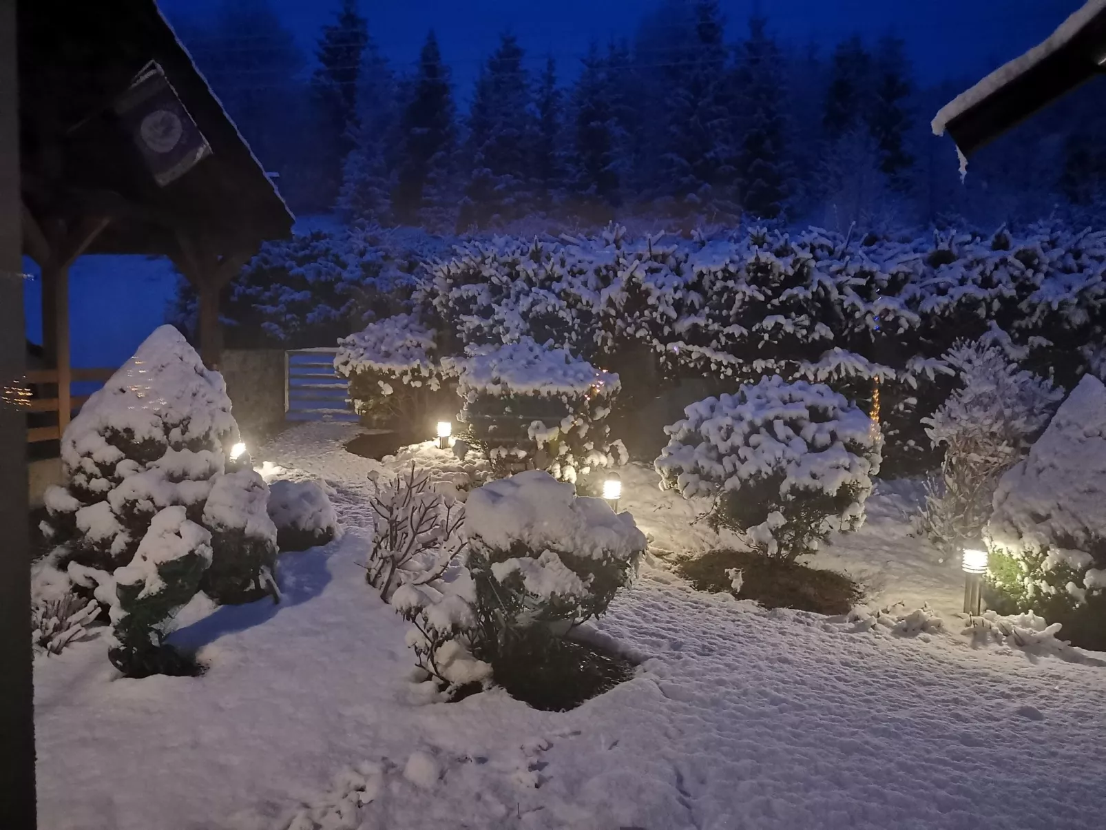 In den Bergen, Villa mit Panoramaterrasse - Draußen
