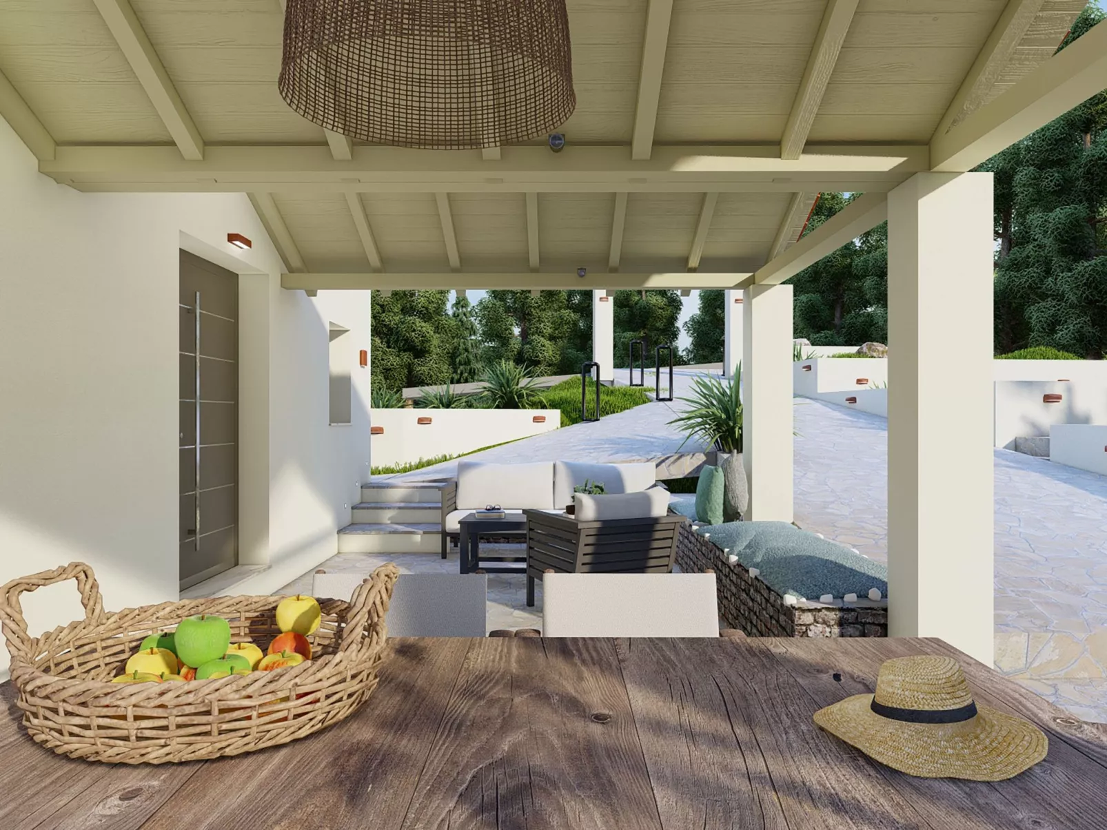 Villa Pine Trees bei Kardous, Skopelos Privater Pool - Drinnen