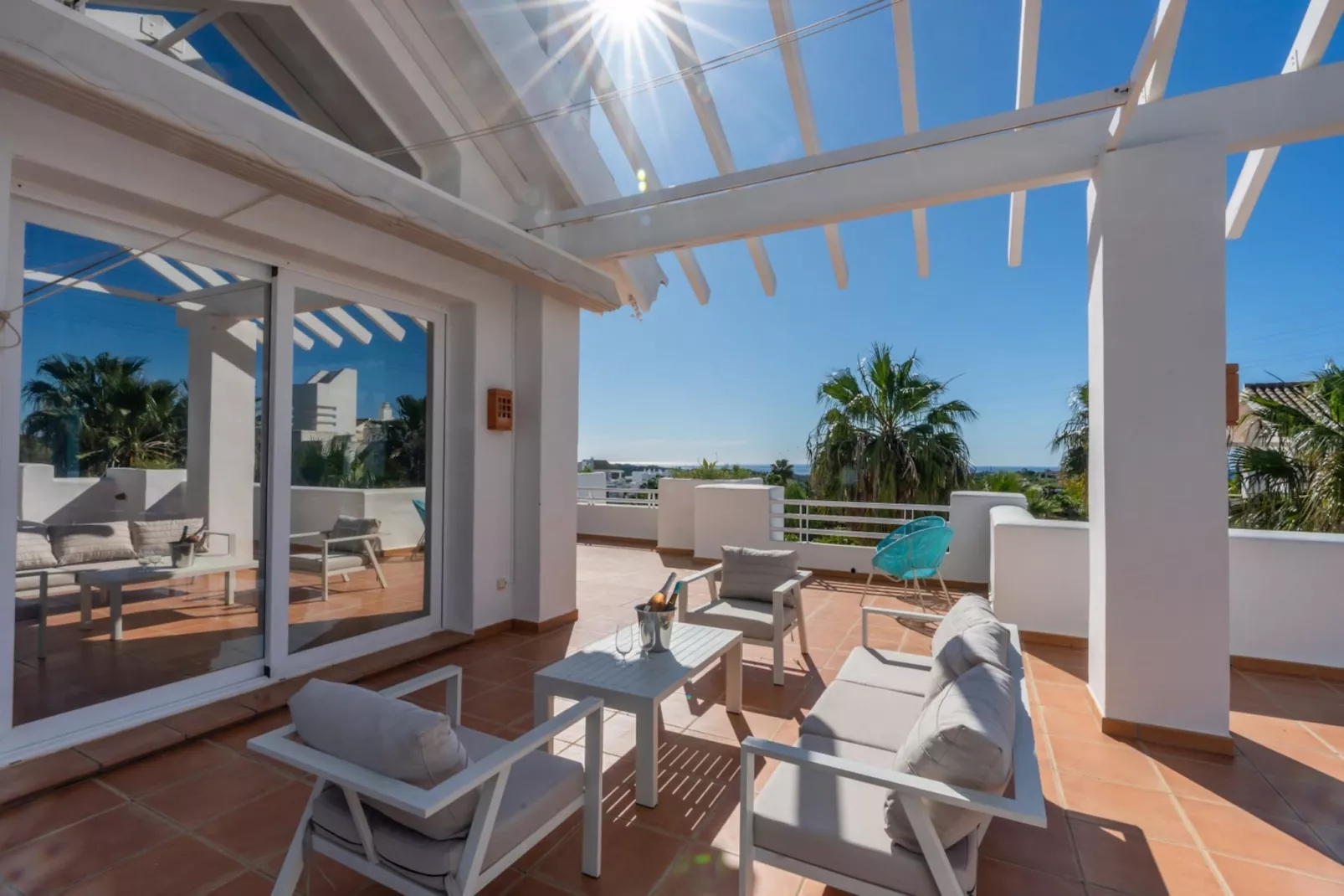 Exclusive 3-bed Penthouse Alcazaba Lagoon (321) - Terrasse/Balkon