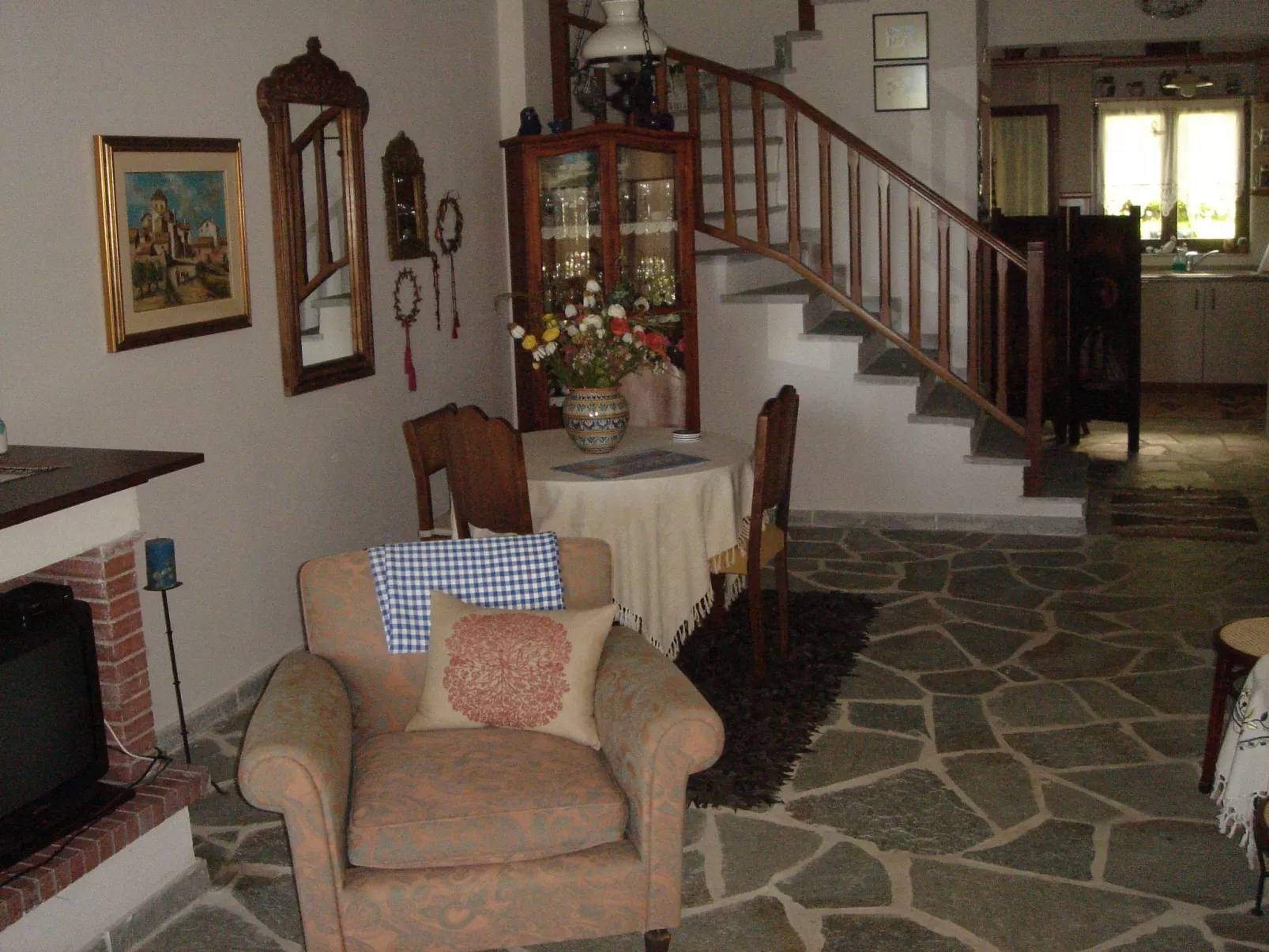 Aus dem Garten direkt an den Strand - Drinnen