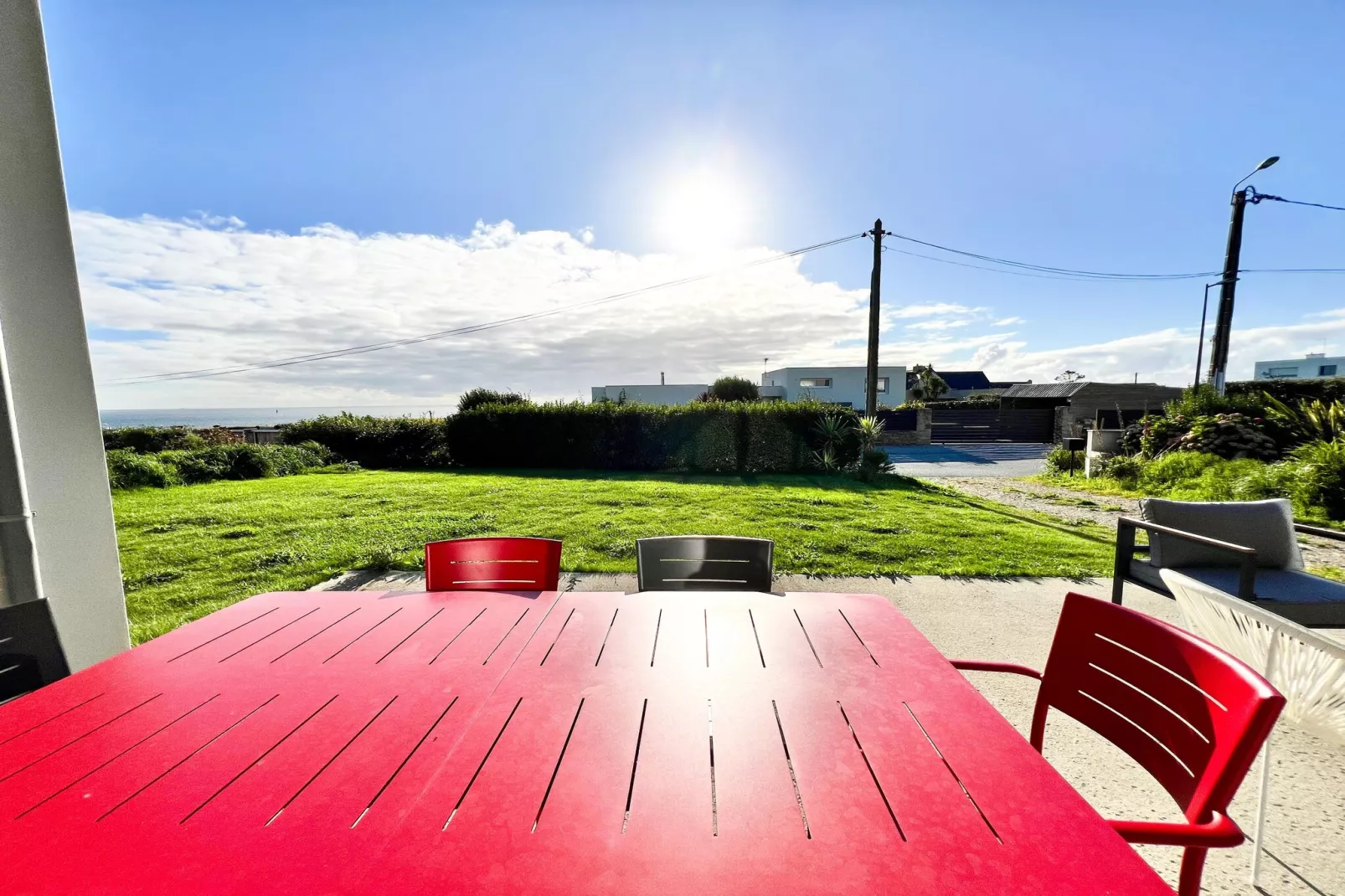 Architekten Villa mit Meerblick - Terrasse/Balkon