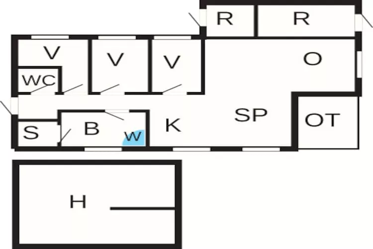 10 person holiday home in Dannemare-By Traum - Floor plan