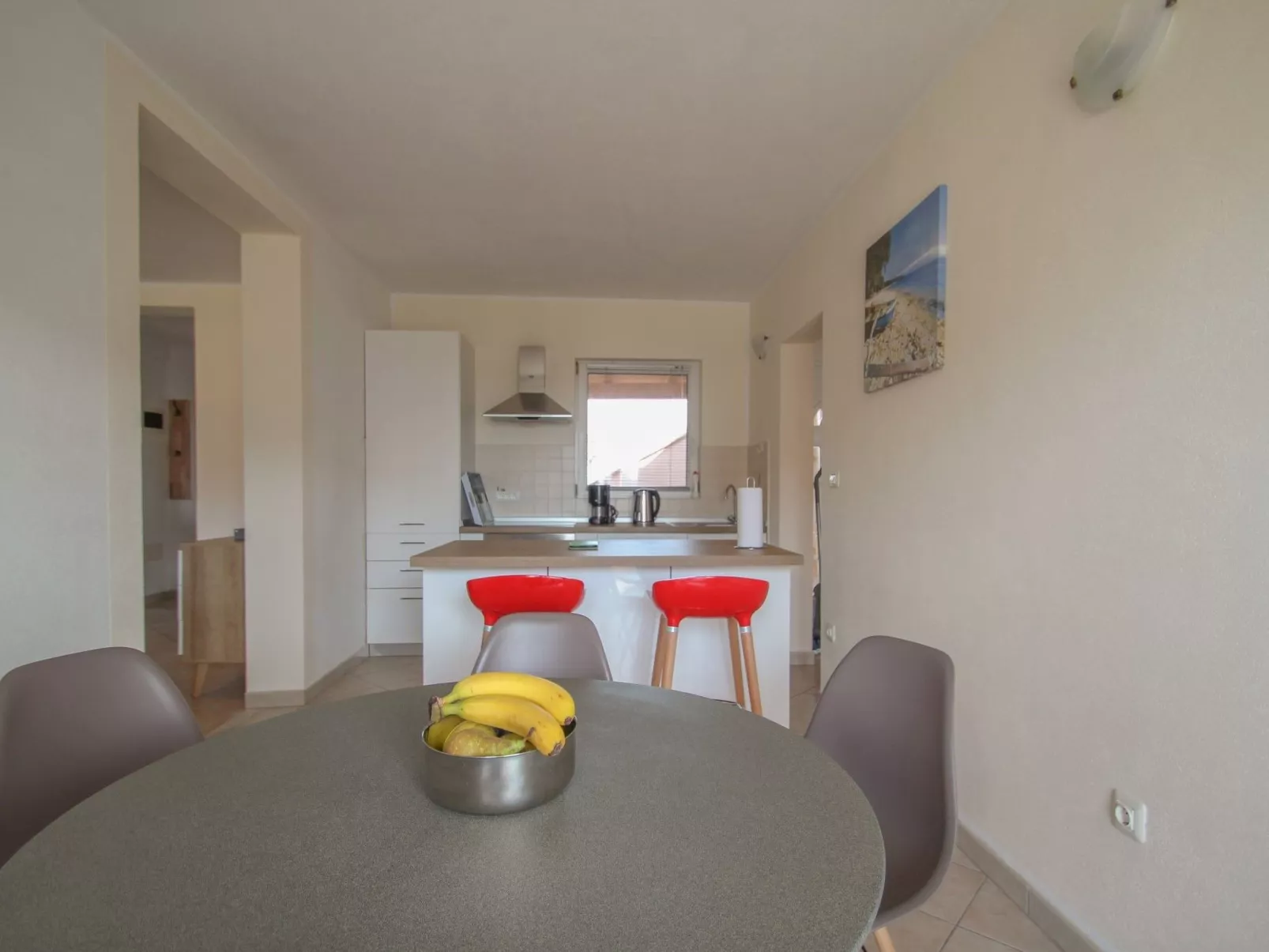 Mit Terrasse für 4 Personen - Drinnen