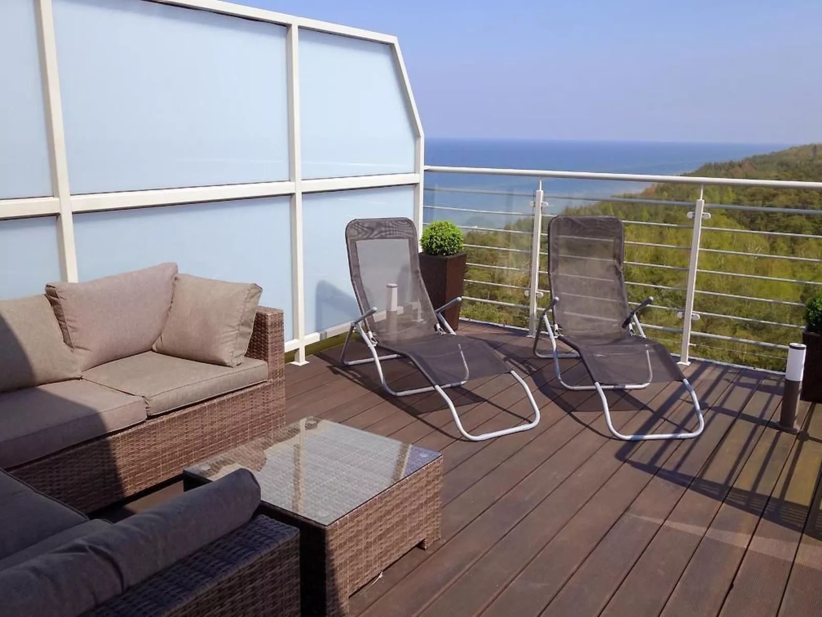 Wohnung mit Panoramaverglasung und Meerblick - Dedans