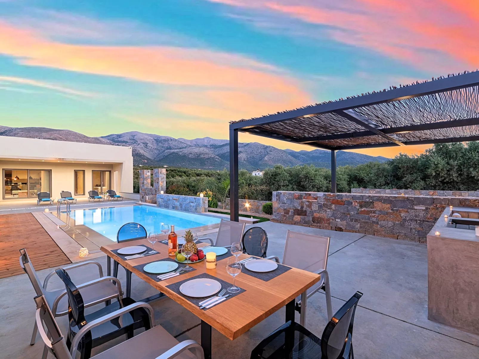 Für 22 Personen in Kalo Chorio, Kreta (Ost-Kreta) - Draußen