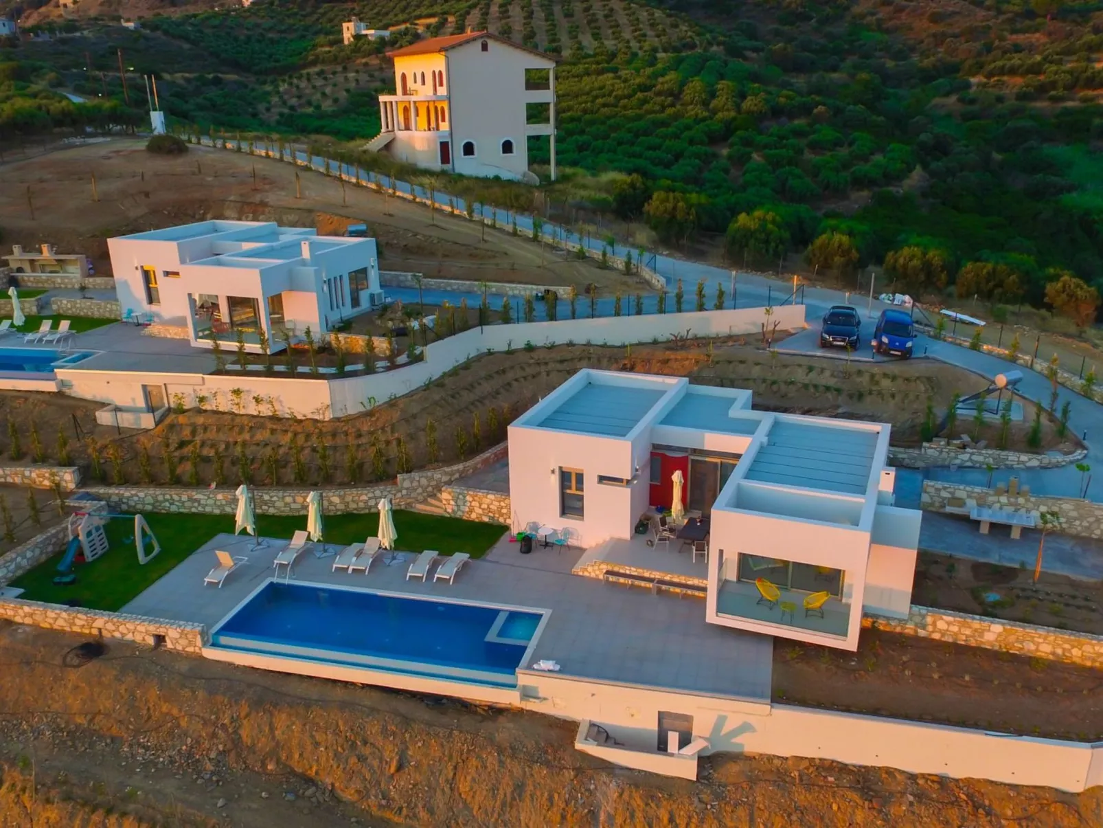 "Villa Kallia" mit Infinity-Pool - Inside