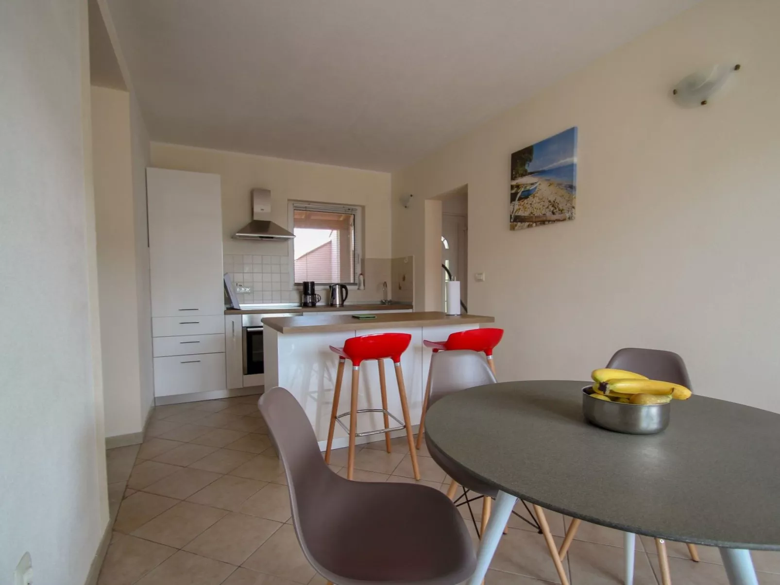 Mit Terrasse für 4 Personen - Drinnen