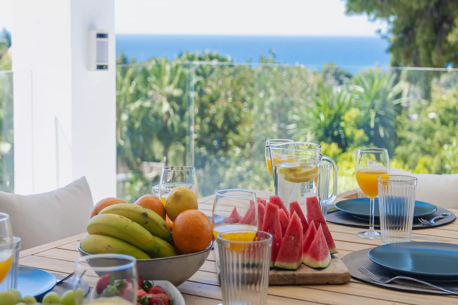 Elegant Villa with sea Views & Pool Marbella - Terrace balcony