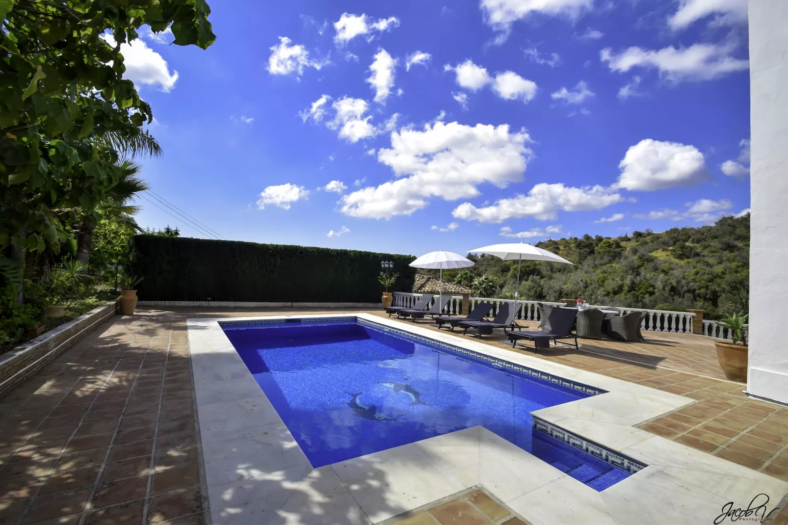 Tranquil Villa with Sea Views & Heated Pool! - Terrace