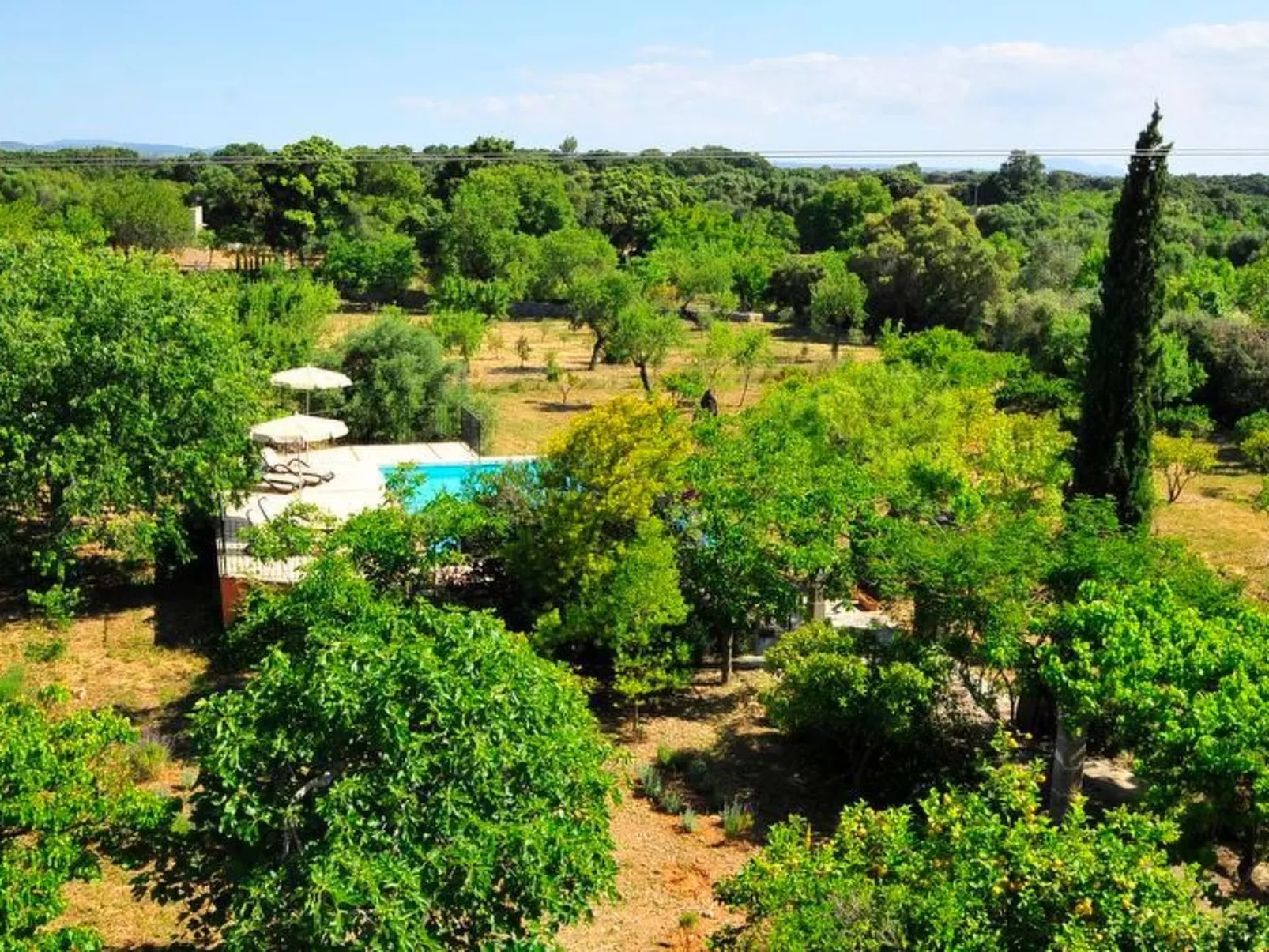 Ferienvilla mit privatem Pool - Draußen