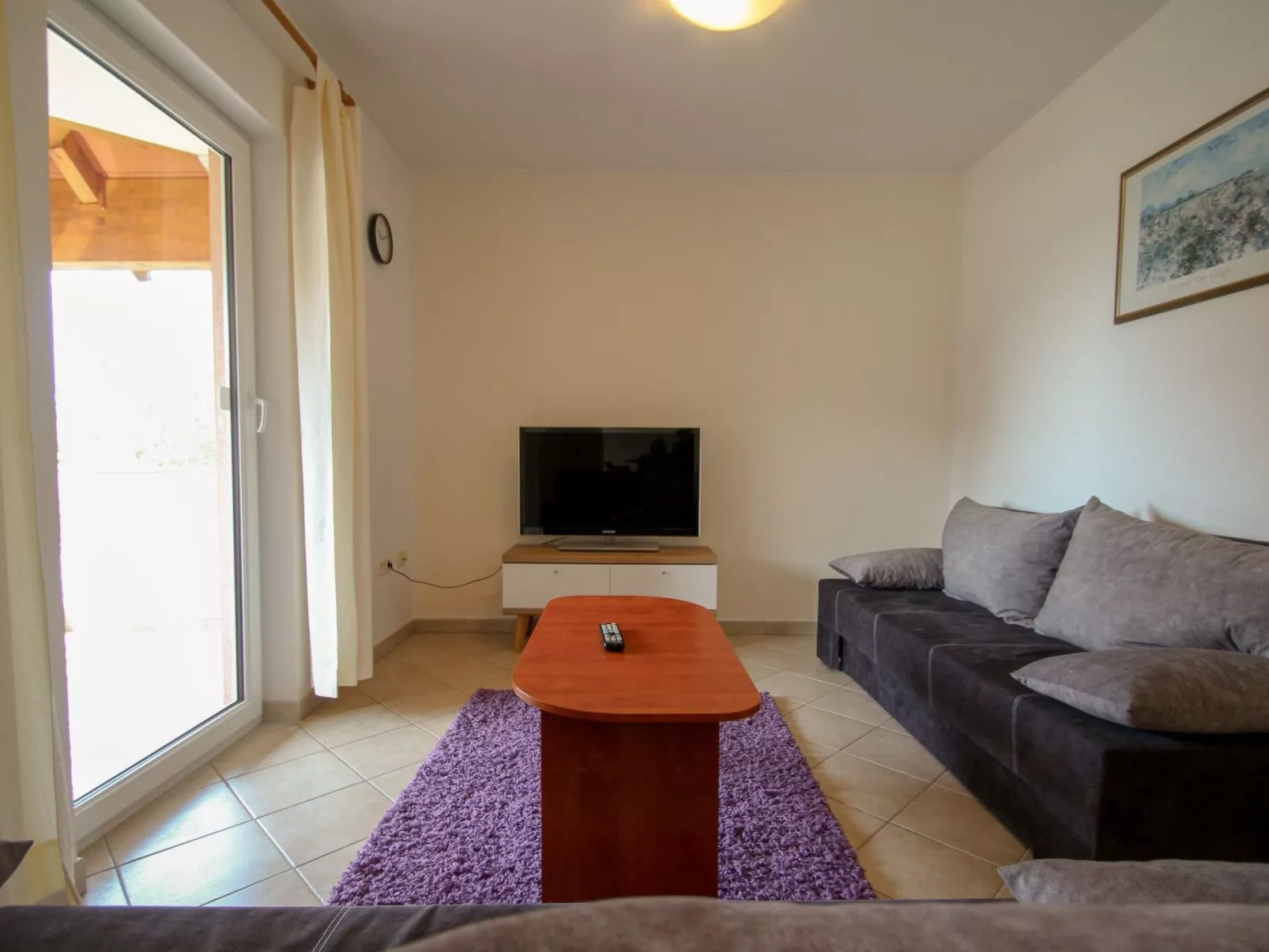 Mit Terrasse für 4 Personen - Drinnen